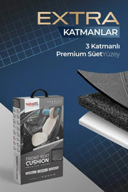 Otom Premium Koruyucu Oto Koltuk Minderi Yüksek Kalite Süet - OtomBayi