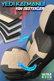 Otom Reflective Design Stitch Tech Oto Koltuk Kılıfı Tam Set - OtomBayi
