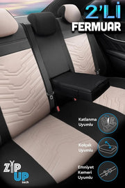 Otom Reflective Design Stitch Tech Oto Koltuk Kılıfı Tam Set - OtomBayi