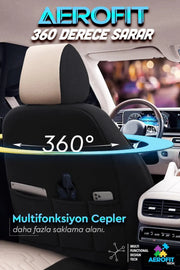 Otom Reflective Design Stitch Tech Oto Koltuk Kılıfı Tam Set - OtomBayi
