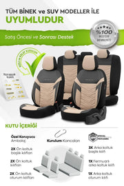 Otom Reflective Design Stitch Tech Oto Koltuk Kılıfı Tam Set - OtomBayi