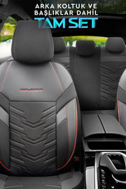 Otom Reflective Design Stitch Tech Oto Koltuk Kılıfı Tam Set - OtomBayi