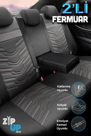 Otom Reflective Design Stitch Tech Oto Koltuk Kılıfı Tam Set - OtomBayi