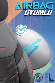 Otom Reflective Design Stitch Tech Oto Koltuk Kılıfı Tam Set - OtomBayi