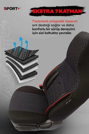 Otom Sport Plus City Design Oto Koltuk Kılıfı - OtomBayi