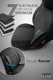 Otom Sport Plus Ekstra Destekli Özel Dokulu Oto Koltuk Kılıfı - OtomBayi