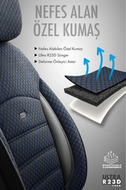 Otom Sport Plus Ekstra Destekli Özel Dokulu Oto Koltuk Kılıfı - OtomBayi