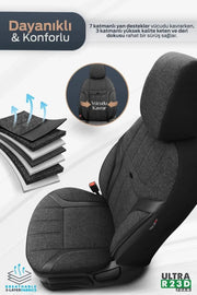 Otom Swan Design Universal Oto Koltuk Kılıfı - OtomBayi