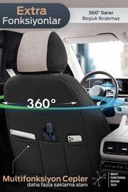 Otom Swan Design Universal Oto Koltuk Kılıfı - OtomBayi