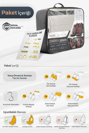 Otom Swan Design Universal Oto Koltuk Kılıfı - OtomBayi