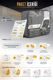 Otom Throne Design Universal Oto Koltuk Kılıfı - OtomBayi