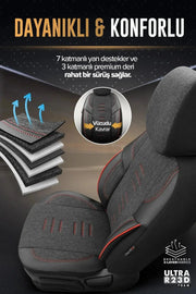 Otom Throne Design Universal Oto Koltuk Kılıfı - OtomBayi