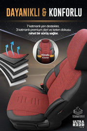 Otom Throne Design Universal Oto Koltuk Kılıfı - OtomBayi
