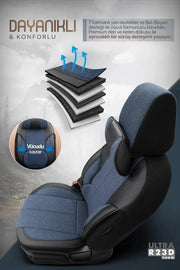 Otom Voyager Design Universal Oto Koltuk Kılıfı - OtomBayi