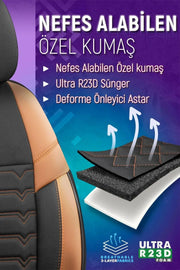 Otom Yeni Elegance Design Özel Tasarım Oto Koltuk Kılıfı Tam Set - OtomBayi