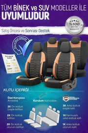 Otom Yeni Elegance Design Özel Tasarım Oto Koltuk Kılıfı Tam Set - OtomBayi