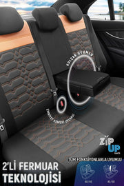 Otom Yeni Elegance Design Özel Tasarım Oto Koltuk Kılıfı Tam Set - OtomBayi