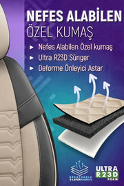 Otom Yeni Elegance Design Özel Tasarım Oto Koltuk Kılıfı Tam Set - OtomBayi