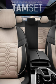 Otom Yeni Elegance Design Özel Tasarım Oto Koltuk Kılıfı Tam Set - OtomBayi