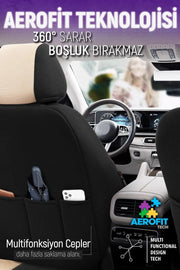 Otom Yeni Elegance Design Özel Tasarım Oto Koltuk Kılıfı Tam Set - OtomBayi
