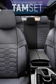Otom Yeni Elegance Design Özel Tasarım Oto Koltuk Kılıfı Tam Set - OtomBayi