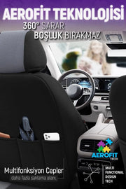 Otom Yeni Elegance Design Özel Tasarım Oto Koltuk Kılıfı Tam Set - OtomBayi