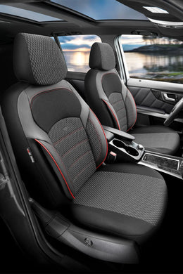 Otom Yeni Nova Design Pamuklu Kumaş Oto Koltuk Kılıfı Tam Set - OtomBayi