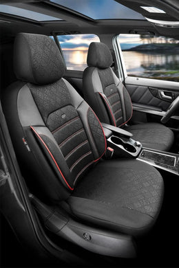 Otom Yeni Prive Design Pamuklu Kumaş Oto Koltuk Kılıfı Tam Set - OtomBayi